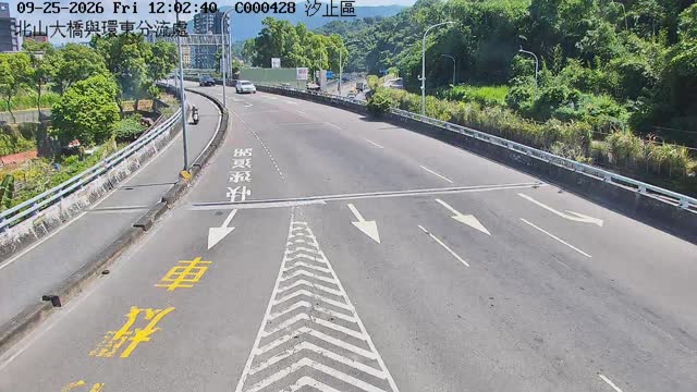 北山大橋與環東分流處