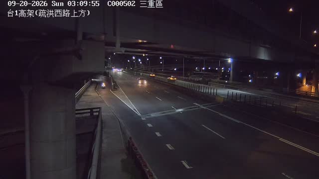台1高架(疏洪西路上方)
