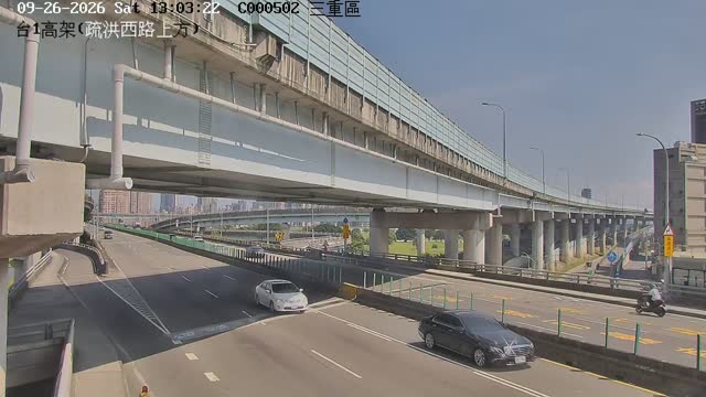 台1高架(疏洪西路上方)