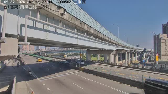台1高架(疏洪西路上方)