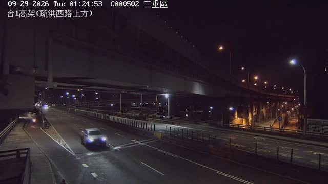 台1高架(疏洪西路上方)