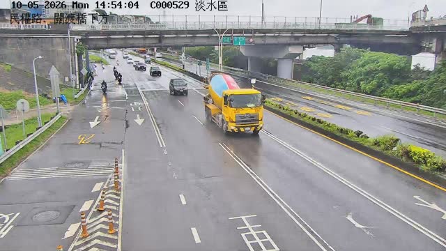 民權路、關渡橋下方