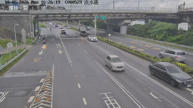 民權路、關渡橋下方
