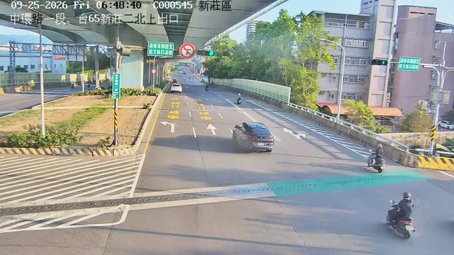 中環路一段、台65新莊二北上出口