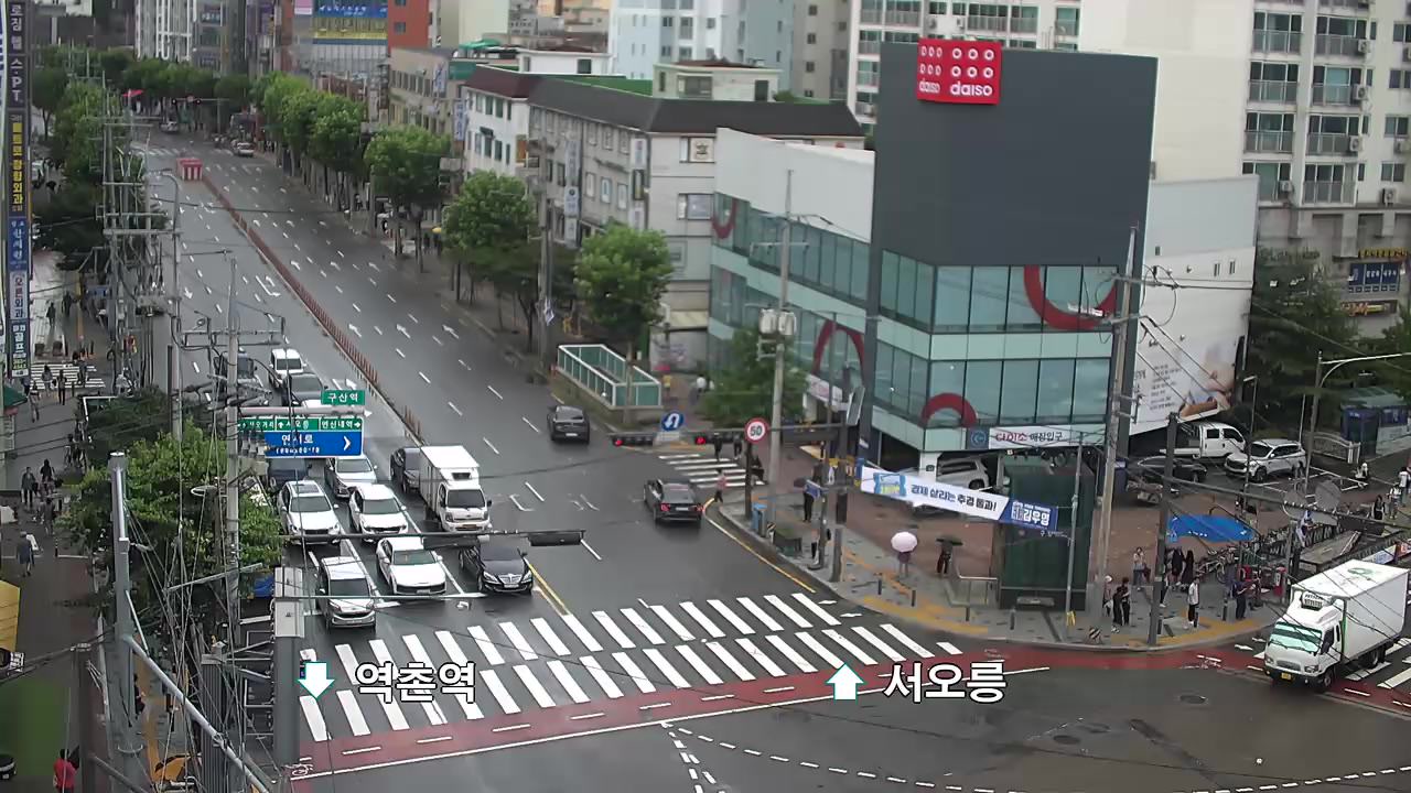 龜山站十字路口