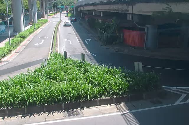 219-環東大道經貿二路出口匝道綠帶