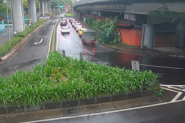 219-環東大道經貿二路出口匝道綠帶