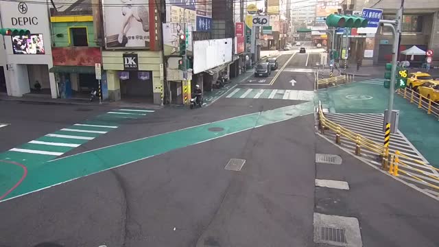 大同路與中正路口往東