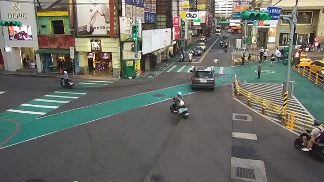 大同路與中正路口往東
