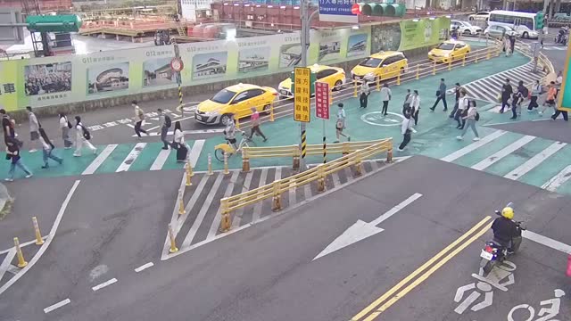 大同路與中正路口往西