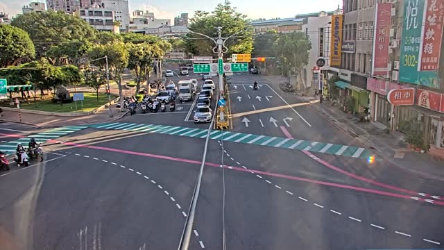 永安路三民路口(文昌停車場牌面桿)