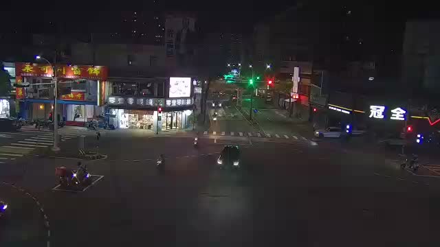 文中路國際路口(中油斜對面號誌桿)