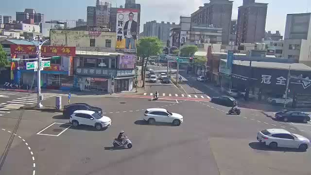 文中路國際路口(中油斜對面號誌桿)