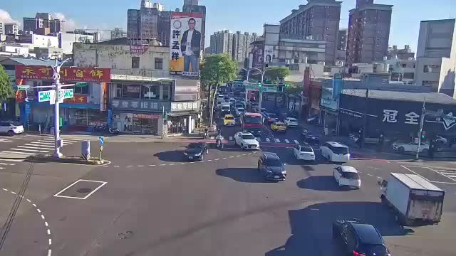 文中路國際路口(中油斜對面號誌桿)