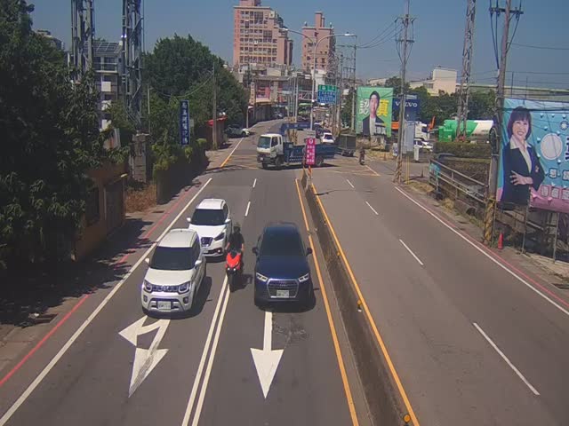 中園路二段與中園路二段55巷路口