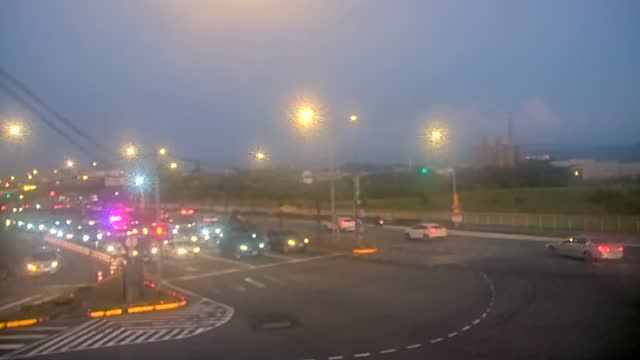 和平路與福德一街(福德一路號誌燈桿)