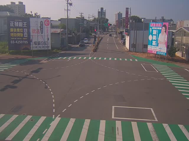 中正東路與青昇路(中正東路往南)(大園)