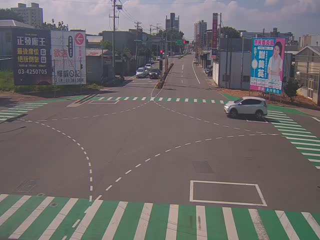 中正東路與青昇路(中正東路往南)(大園)